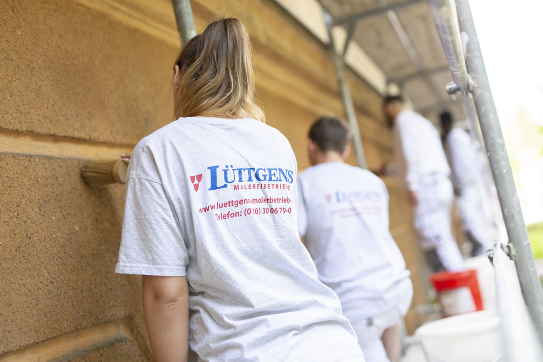 Lüttgens Malereibetriebe bei der Arbeit